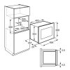 Electrolux EMS4253TEX beépíthető mikrohullámú sütő