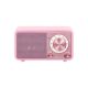 Sangean WR-7 Genuine Mini Bluetooth pink FM rádió