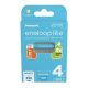 Panasonic Eneloop BK-4LCCE/4BE AAA 550mAh mikro ceruza akku 4db/csomag