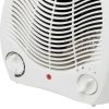 Home FK 1 hordozható elektromos ventilátoros fűtőtest, 1000W/2000W, fehér